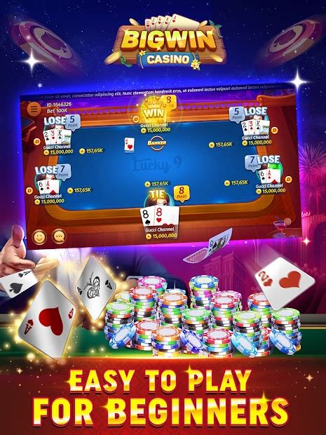 big win casino - lucky 9 tongits pusoy gift code